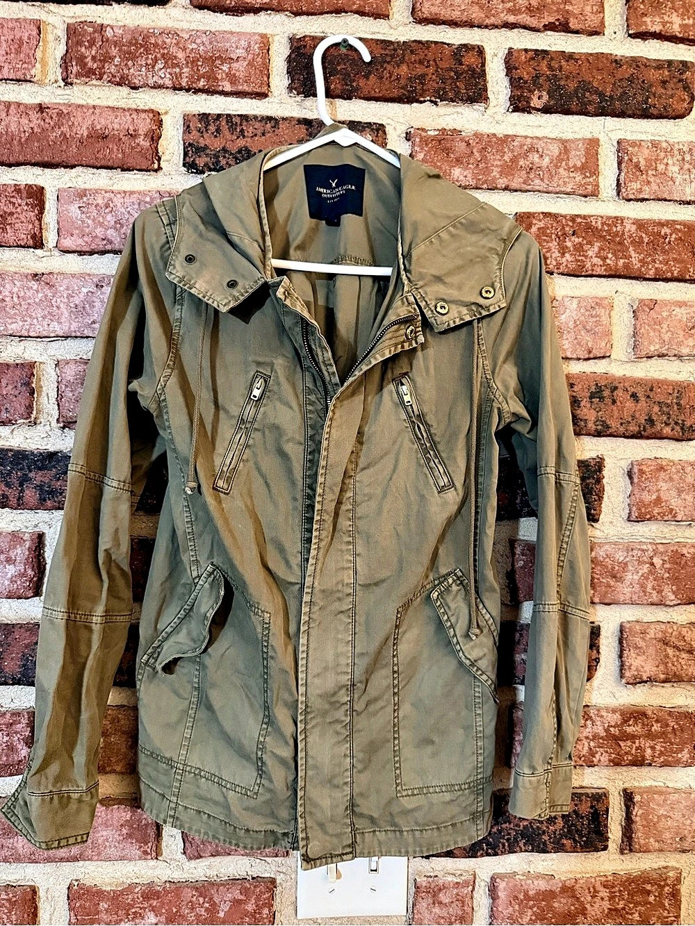 American Eagle Utility Jacket in Green Size Small